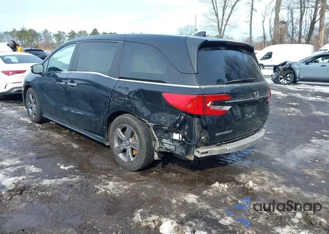 2022 Honda Odyssey Ex z USA, uszkodzony, nr VIN 5FNRL6H56NB035944